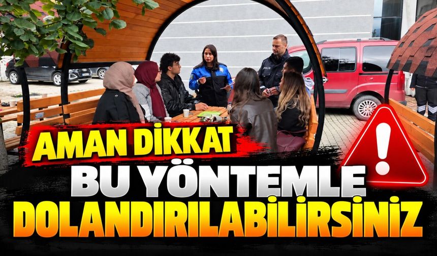 BİLECİK'TE DOLANDIRICILIK UYARISI