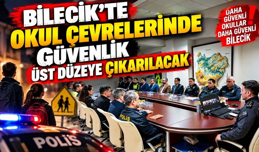 OKUL ÇEVRELERİNDE GÜVENLİK TEDBİRLERİ DEĞERLENDİRİLDİ
