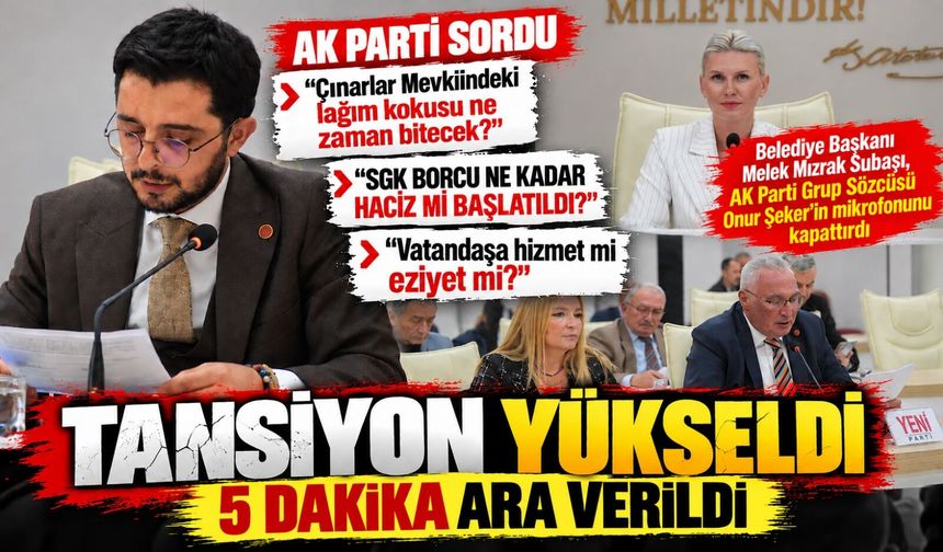 AK PARTİ SORDU, "ÇINARLAR MEVKİİNDEKİ LAĞIM KOKUSU NE ZAMAN BİTECEK"