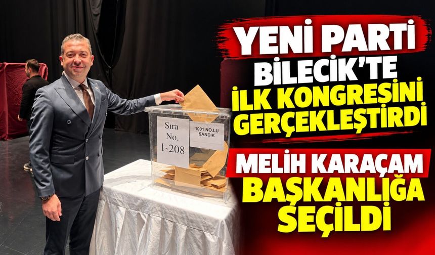 BİLECİK BELEDİYE BAŞKANI MELEK MIZRAK SUBAŞI, PARTİSİNİN MERKEZ İLÇE 1. OLAĞAN KONGRESİ'NE KATILDI