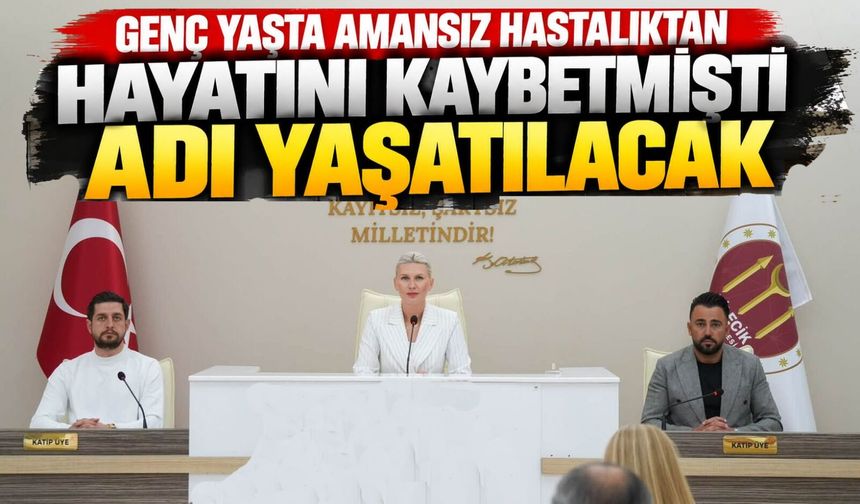 AMANSIZ HASTALIKTAN HAYATINI KAYBEDEN ÖMER YILMAZ'IN ADI YAŞATILIYOR