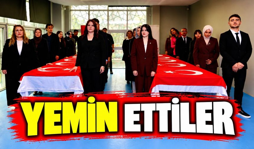 MEMUR KADROSUNA GEÇEN PERSONEL YEMİN ETTİ