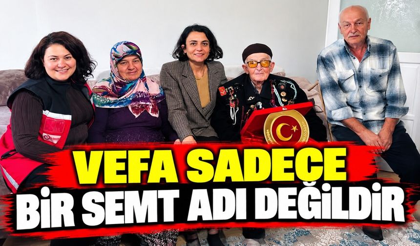 ŞEHİT AİLESİNE VEFA ZİYARETİ