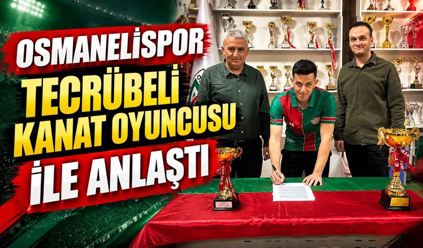 OSMANELİSPOR TECRÜBELİ KANAT OYUNCUSU İLE ANLAŞTI