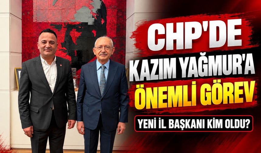 CHP'NİN YENİ İL BAŞKANI İSMAİL CİNOĞLU OLDU