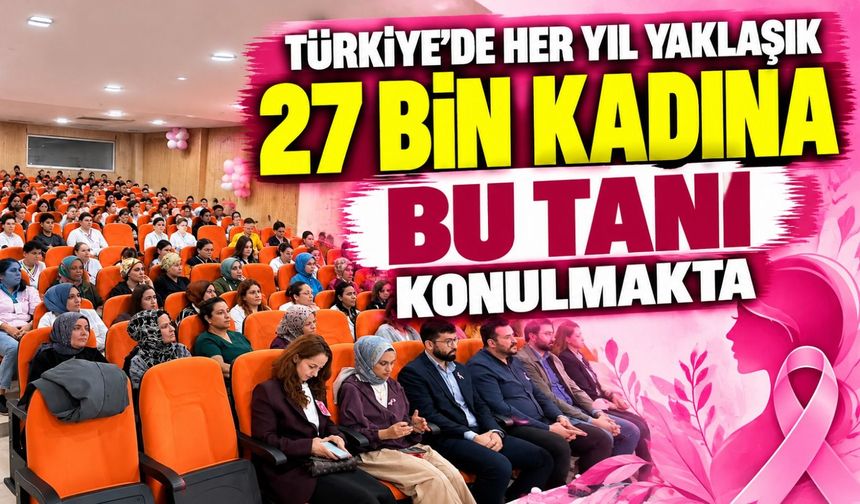 BİLECİK'TE MEME KANSERİNE KARŞI FARKINDALIK EĞİTİMİ