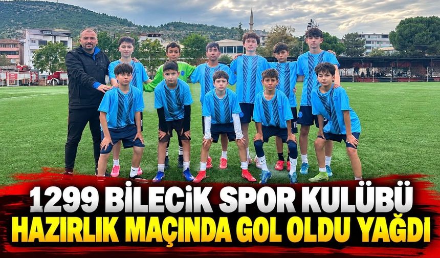 HAZIRLIK MAÇINDA GOL OLDU YAĞDI