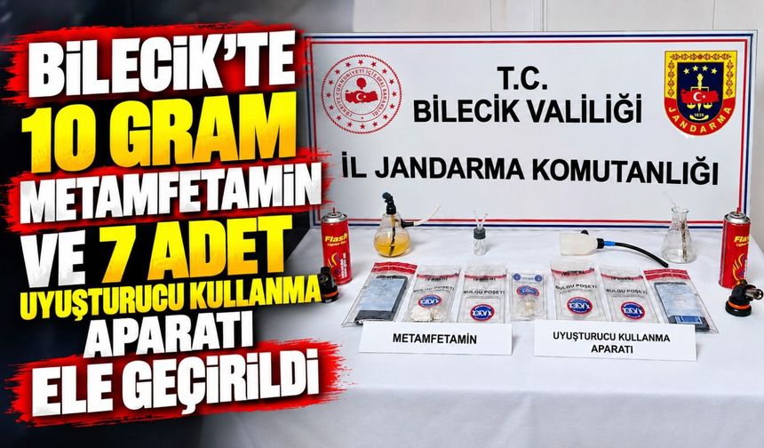 BİLECİK’TE UYUŞTURUCU OPERASYONU