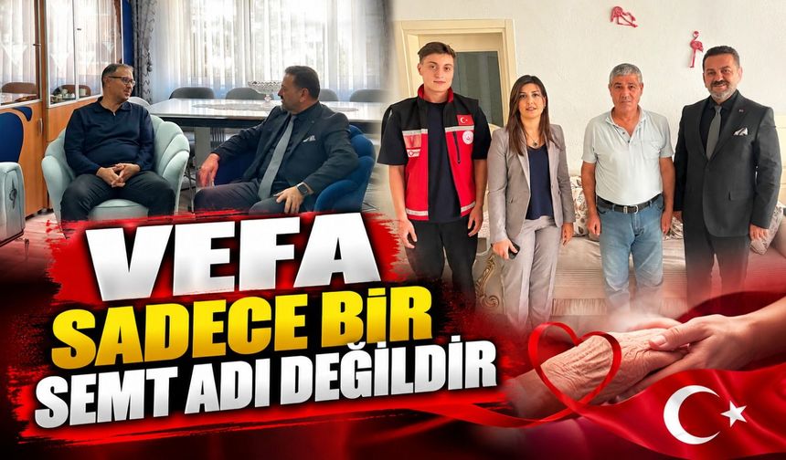 BİLECİK'TE GAZİLERE VEFA ZİYARETİ