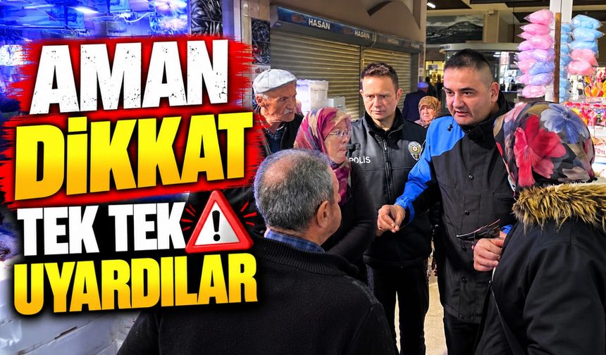 VATANDAŞLARA DOLANDIRICILIK UYARISI