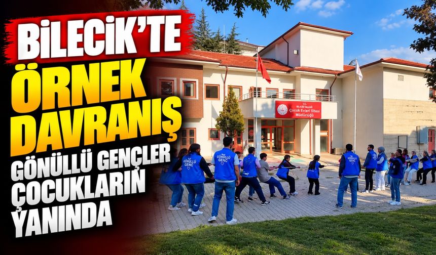 GÖNÜLLÜ GENÇLER ÇOCUK EVLERİNDE KALAN ÇOCUKLARLA BULUŞTU