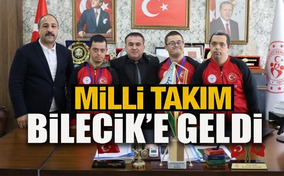 ÖZEL SPORCULAR DOWN SENDROMLU BASKETBOL MİLLİ TAKIMI BİLECİK'TE