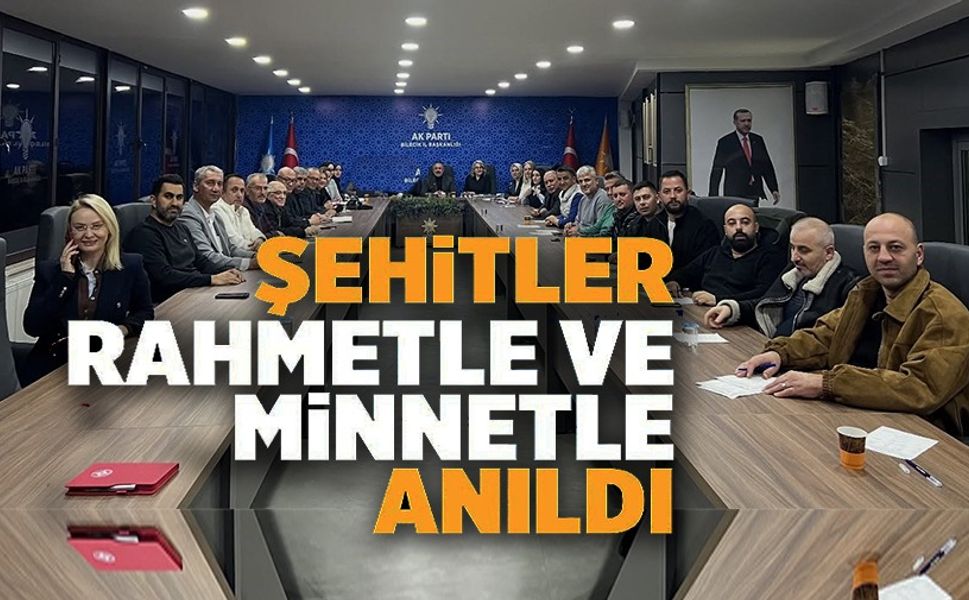 TOPLANTI, ŞEHİT İLHAN ONGAN İÇİN OKUNAN FATİHA İLE BAŞLADI