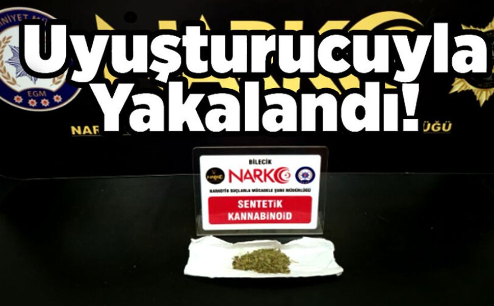 ARANAN ŞAHIS ÜZERİNDE UYUŞTURUCUYLA YAKALANDI