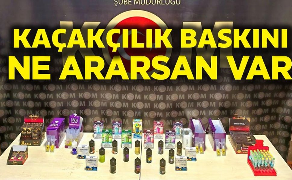 KAÇAK ÜRÜN OPERASYONU: 1 GÖZALTI