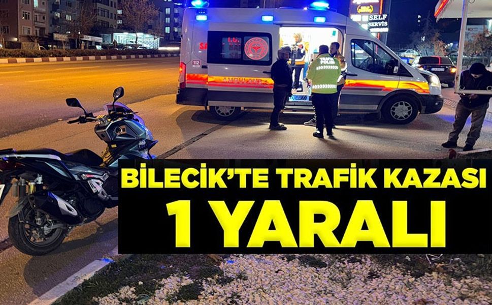 MEYDANA GELEN TRAFİK KAZASINDA 1 KİŞİ YARALANDI