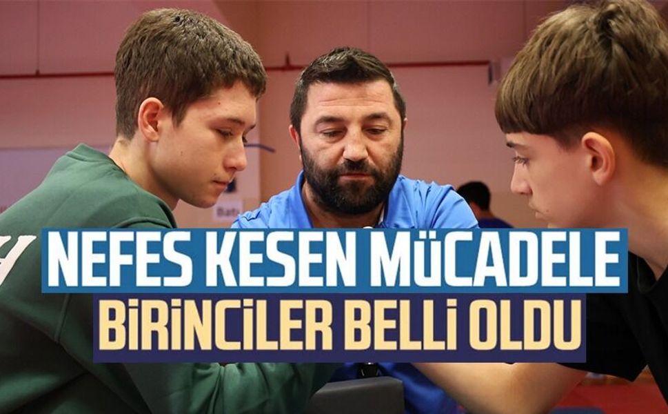 BİLEK GÜREŞİ GENÇLER İL BİRİNCİLİĞİ TAMAMLANDI