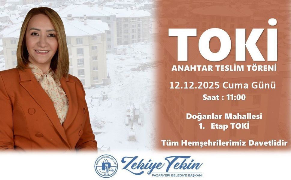 TOKİ ANAHTAR TESLİM TÖRENİ