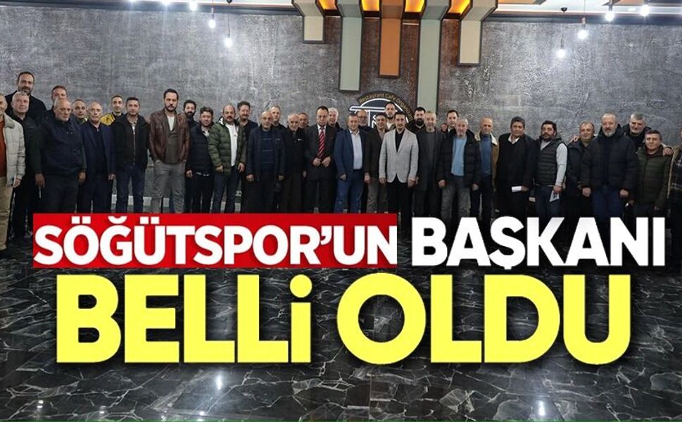 SÖĞÜTSPOR'UN YENİ BAŞKANI HALİL GÜZEL