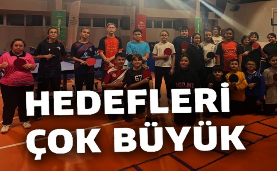 MASA TENİSİNDE HEDEF BAŞARI