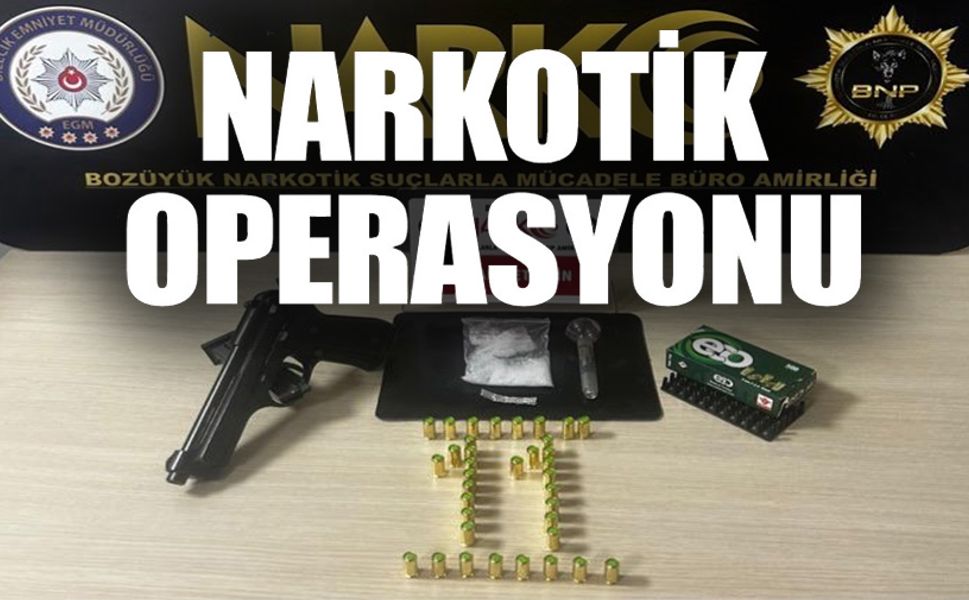 NARKOTİK OPERASYONU: 1 GÖZALTI