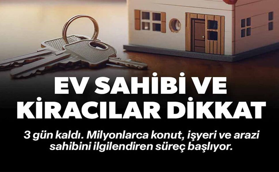 EV SAHİBİ VE KİRACILAR DİKKAT