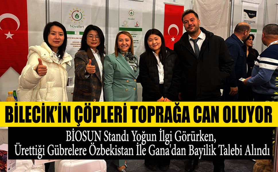 BİLECİK’İN ÇÖPLERİ TOPRAĞA CAN OLUYOR