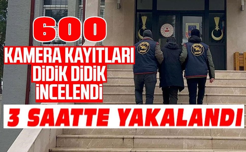JASAT 600 KAMERA GÖRÜNTÜSÜNÜ İNCELEDİ, DOLANDIRICIYI 3 SAATTE YAKALADI