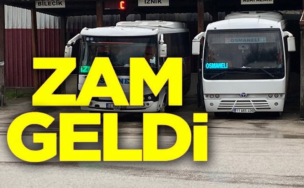 ŞEHİR İÇİ MİNİBÜS ÜCRETLERİNE ZAM GELDİ