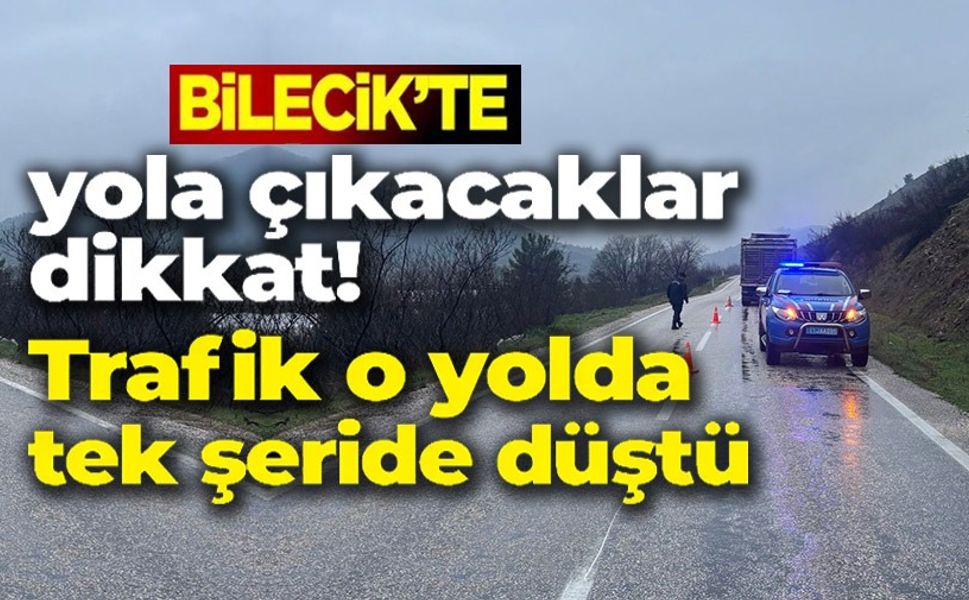 ARIZALANAN TIR YOLU TEK ŞERİDE DÜŞÜRDÜ