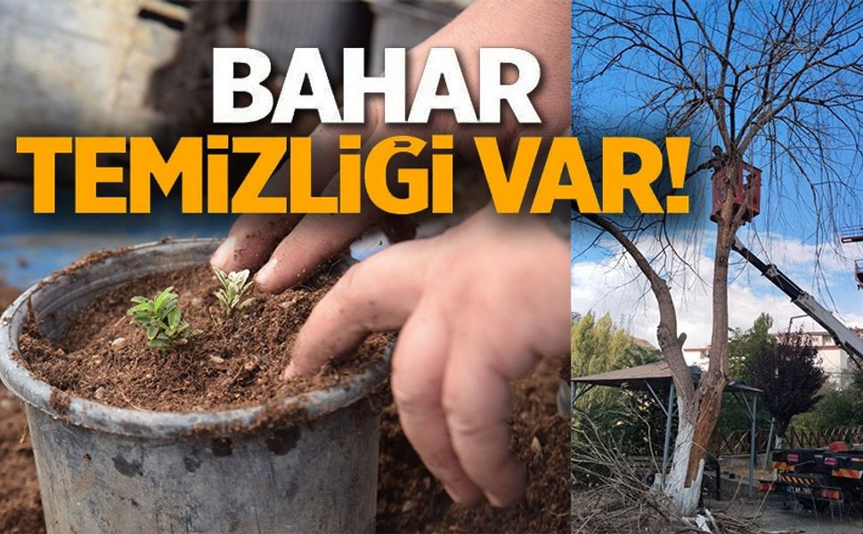 PARK VE BAHÇELERDEN BAHARA HAZIRLIK