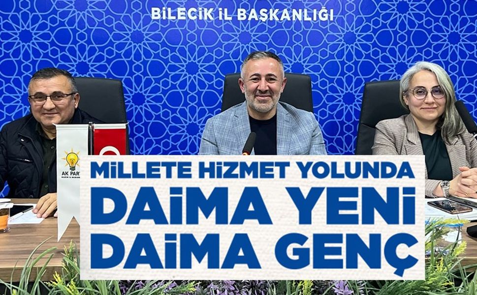 AK PARTİ BİLECİK İL YÖNETİM KURULU TOPLANTISI GERÇEKLEŞTİRİLDİ