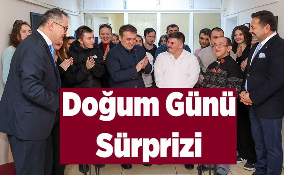 VALİ SÖZER ÖZEL BİREYLERİN DOĞUM GÜNÜ SEVİNCİNE ORTAK OLDU