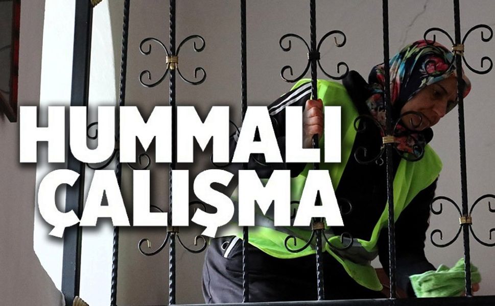 RAMAZAN AYI ÖNCESİ CAMİLERDE TEMİZLİK ÇALIŞMASI