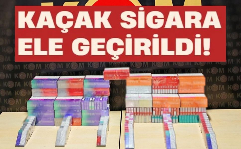 2 AYRI OPERASYONDA 550 PAKET KAÇAK SİGARA ELE GEÇİRİLDİ