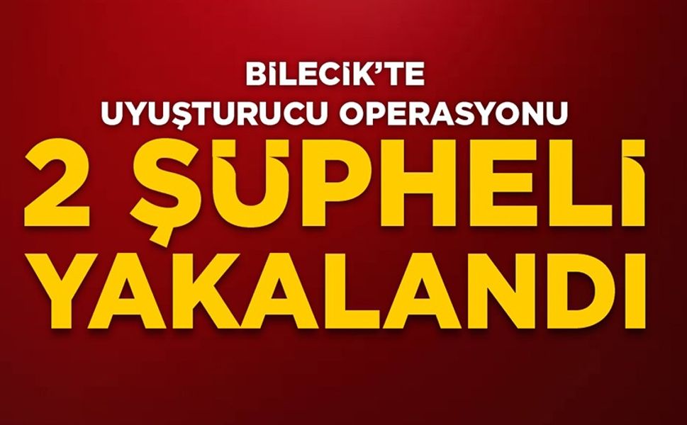 UYUŞTURUCU OPERASYONU: 2 GÖZALTI
