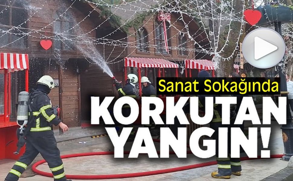 DEPO OLARAK KULLANILAN KULÜBEDE YANGIN