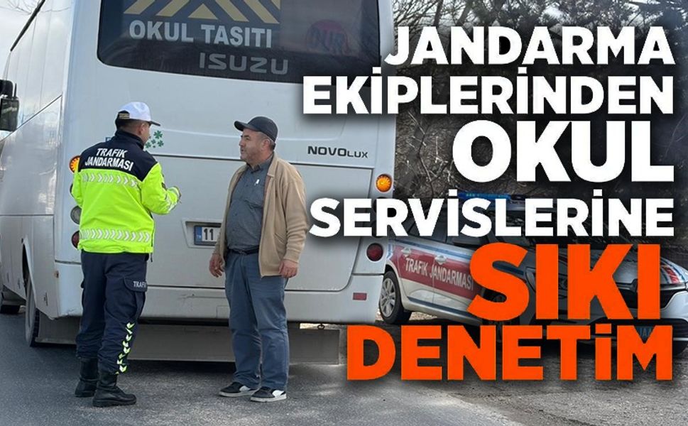 OKUL SERVİSLERİ DENETLENDİ