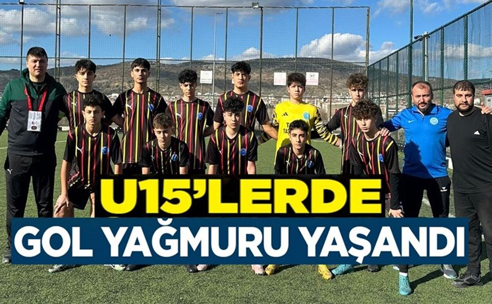 U15 GENÇLER LİGİN İLK HAFTASINDA GOL YAĞMURU YAŞANDI
