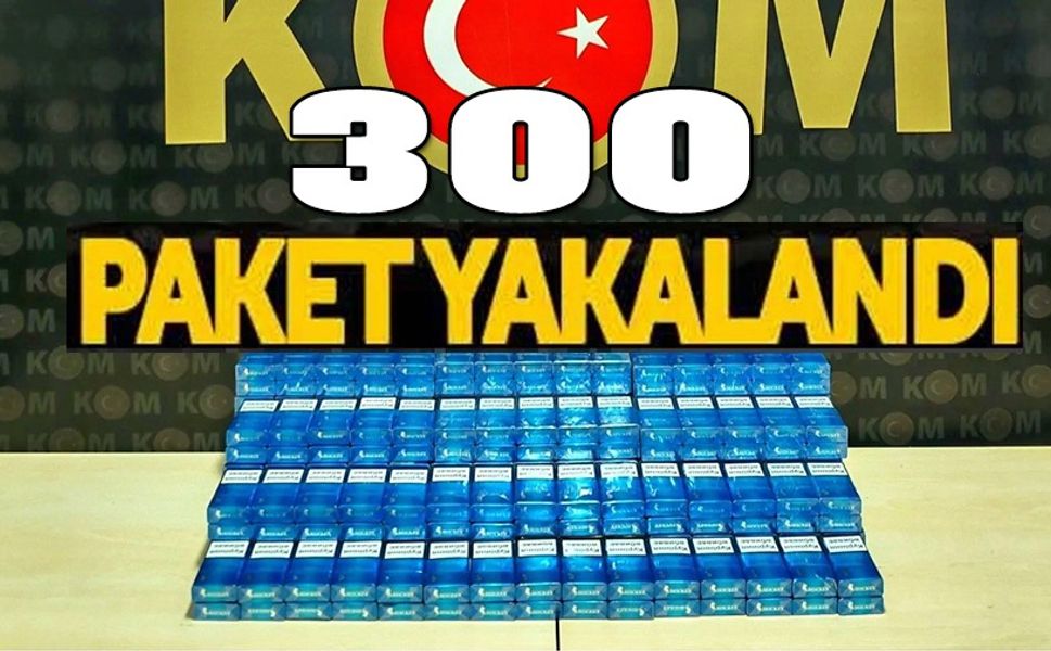 300 ADET GÜMRÜK KAÇAĞI SİGARA ELE GEÇİRİLDİ