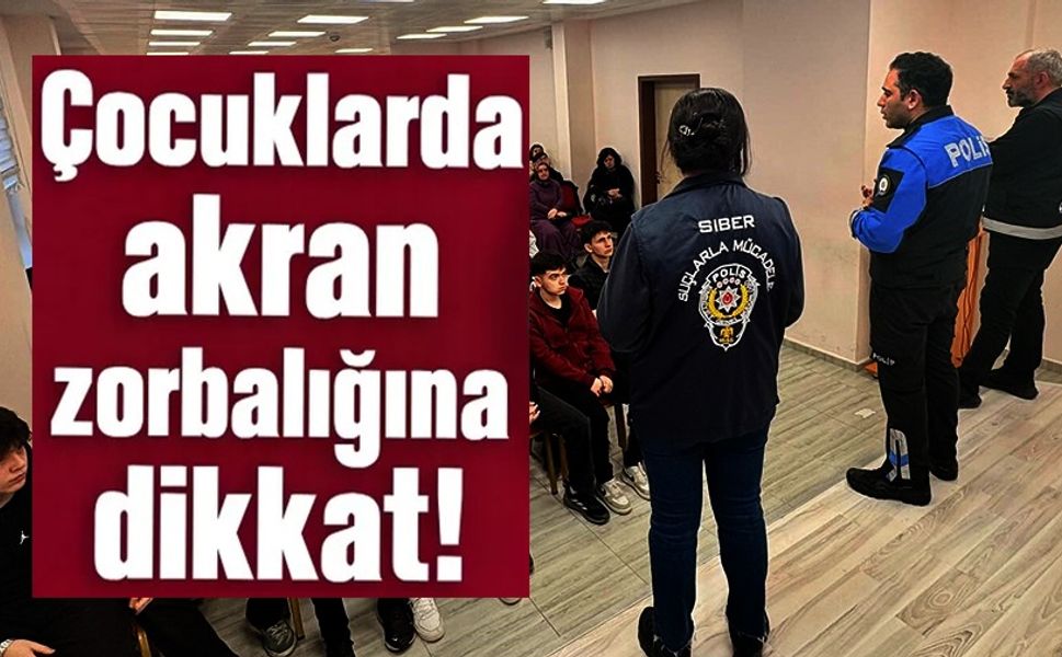 LİSE ÖĞRENCİLERİNE ZORBALIK VE GÜVENLİK BİLGİLENDİRMESİ