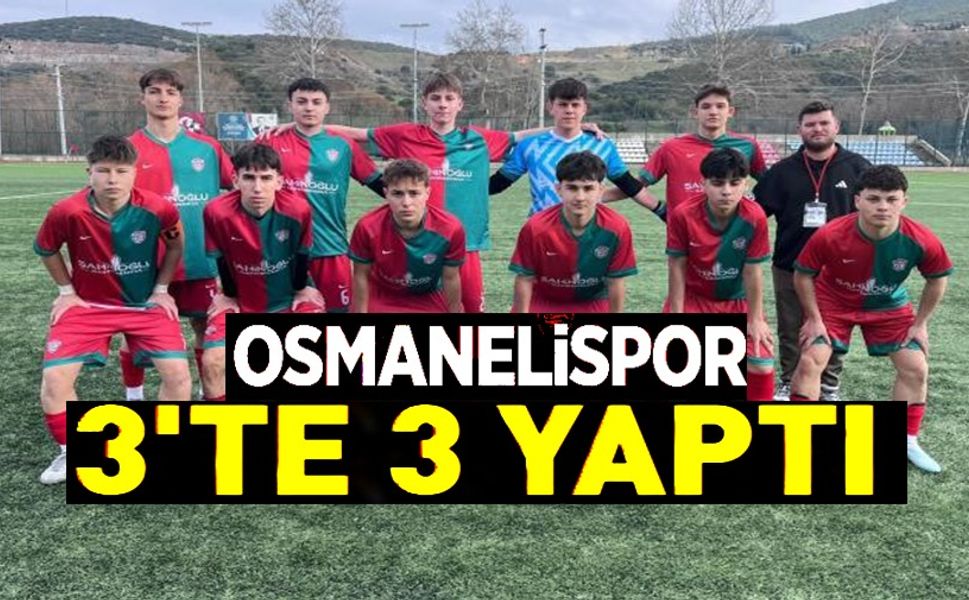 U18 GENÇLER LİG'İNDE OSMANELİSPOR LİDERLİĞİ SÜRDÜRDÜ