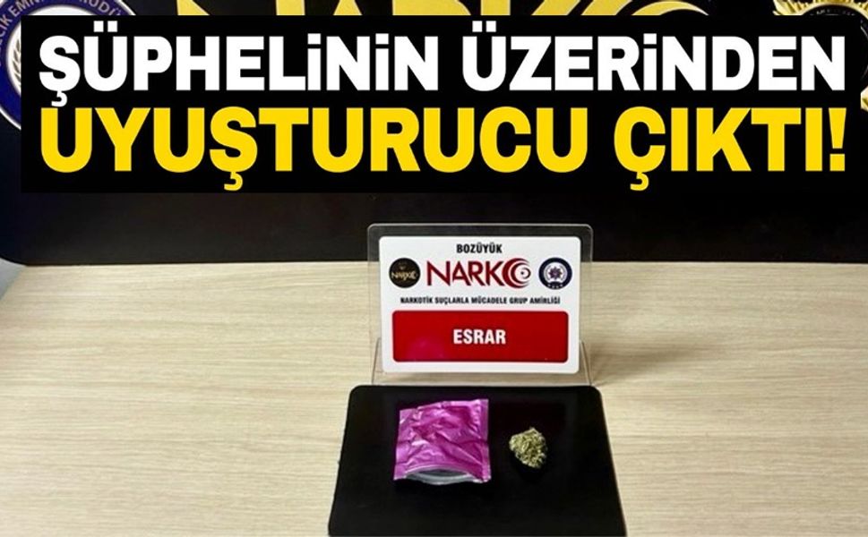 UYUŞTURUCU OPERASYONU: 1 GÖZALTI