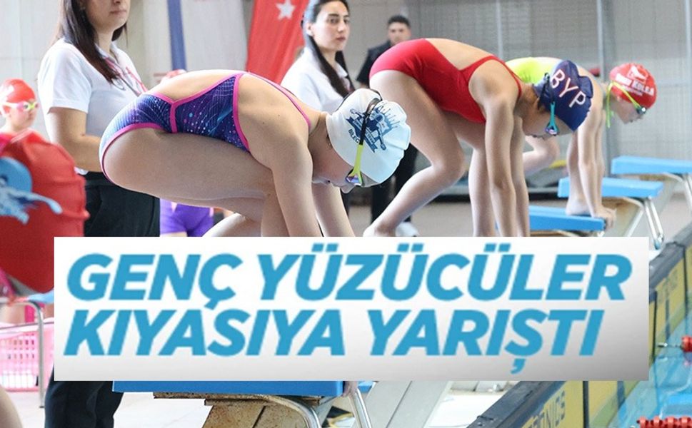 KÜÇÜK YÜZÜCÜLERDEN MADALYA MÜCADELESİ