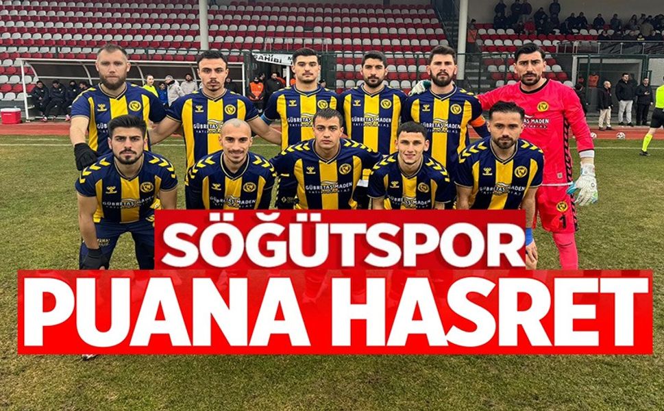 SÖĞÜTSPOR PUANA HASRET KALDI