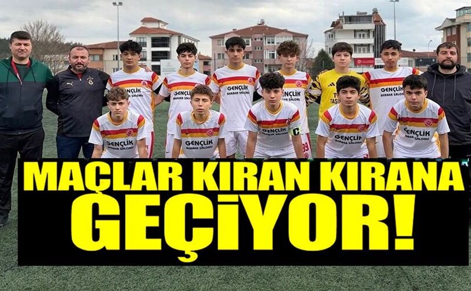 U15 GENÇLER LİGİ KIRAN KIRANA GEÇİYOR