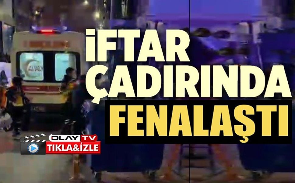 İFTAR ÇADIRINDA FENALAŞAN VATANDAŞA HIZLI MÜDAHALE
