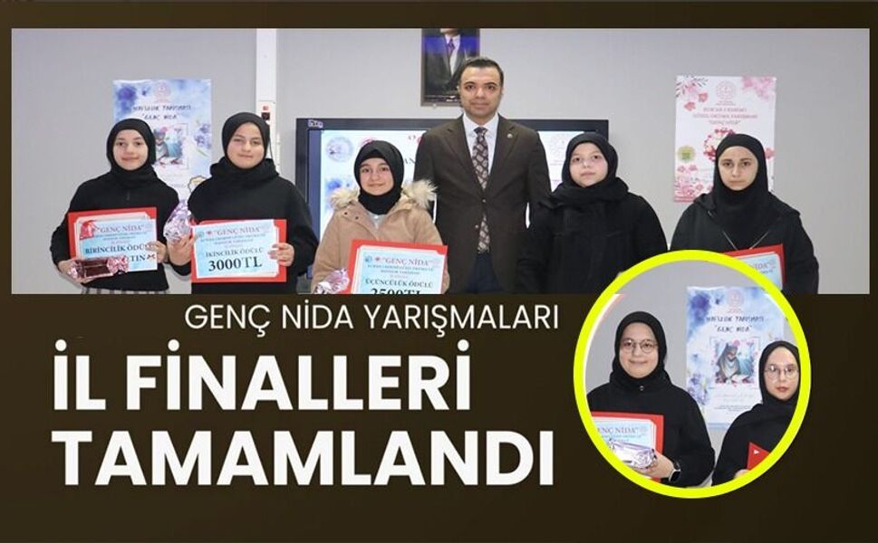GENÇ NİDA YARIŞMALARI İL FİNALİ TAMAMLANDI