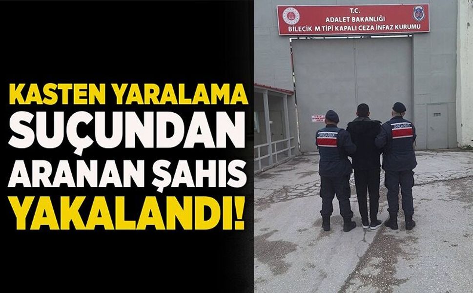 KASTEN YARALAMA SUÇUNDAN ARANAN ŞAHIS YAKALANDI