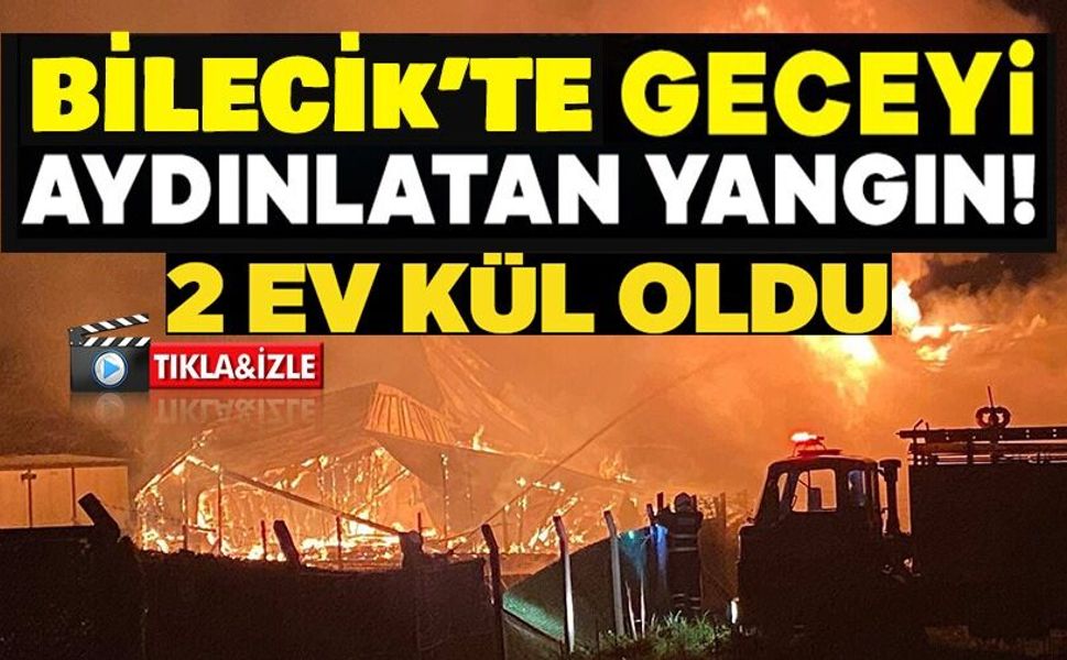 BAĞ EVİNDE ÇIKAN YANGIN DİĞER BAĞ EVİNE DE SIÇRADI